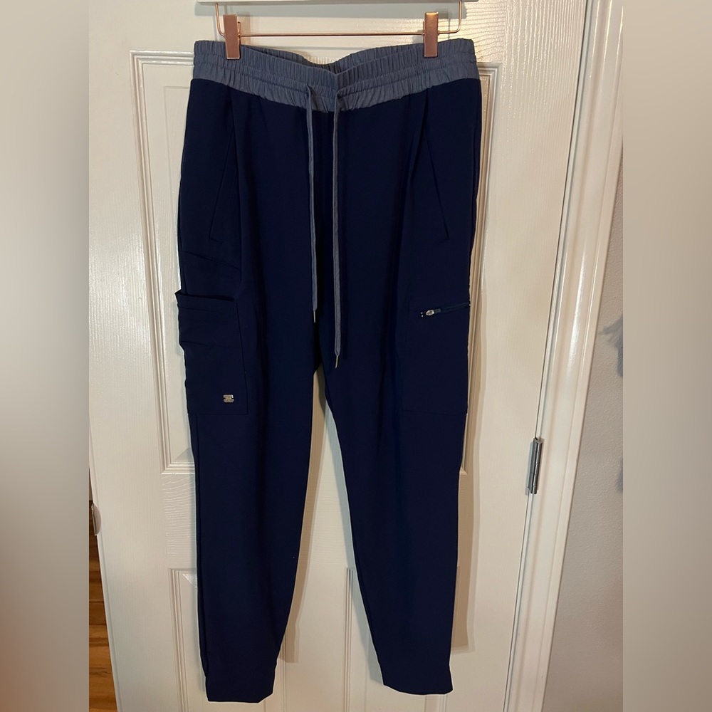 Navy Greys Anatomy Scrub Joggers